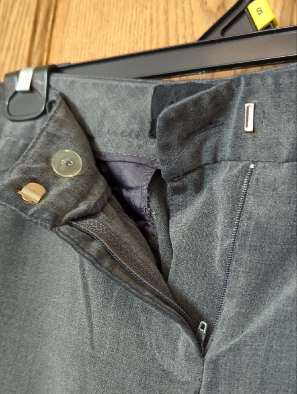 Star City Charcoal Boot Cut Dress Pants